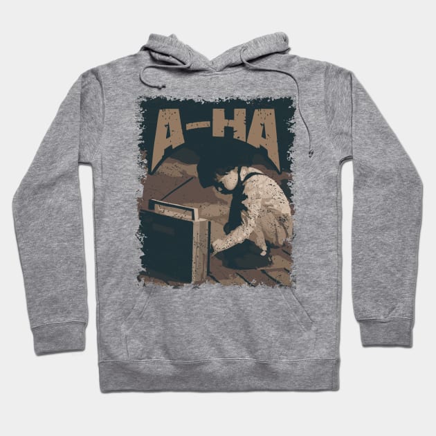 a-ha Vintage Radio Hoodie by K.P.L.D.S.G.N